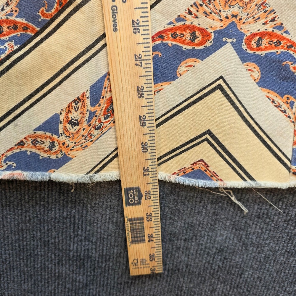 Free People Just Float On Flare Jeans Womens Paisley Multi 25 Good Boho Retro - Picture 12 of 13